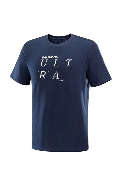Salomon Ultra Men's T-Shirt - Navy Blue
