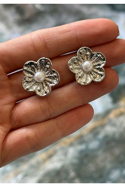 MioArt Women's Flora Flower Earrings