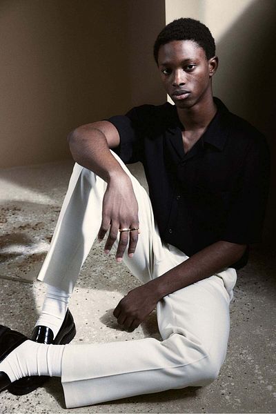 H&M Regular Fit Crinkled Resort Shirt