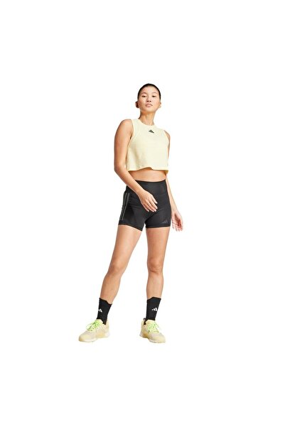 adidas Women's Yellow Undershirt Boxy Tank 3S Yellow Jg6182