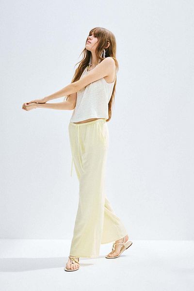 H&M Straight drawstring trousers
