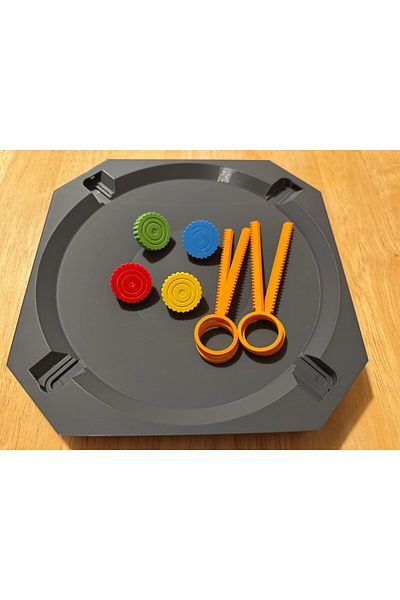 mae tasarım Special Design 4-Pack Ticket, Spinning Top Family Game