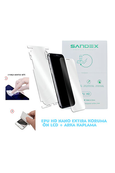 tkgz Xiaomi Mİ 14T PRO NANO Ön Ekran + Full Arka Kaplama SET Esnek ULTRA İnce...