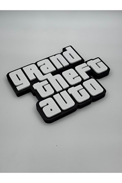 REJOY Gta Oyun Dekor Tabelası - Oyun Odası Dekorasyon Tablo
