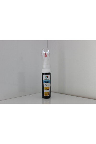 COLORGUARD Mat Siyah 2 in 1 İğneli ve Fırçalı Şişe Ahşap ve Metal Mobilya Rutuş-Rütuş-Rötuş Boyası Kalemi