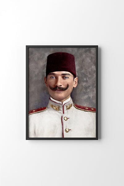 epiqart صورة أتاتورك - الإطار الأسود
