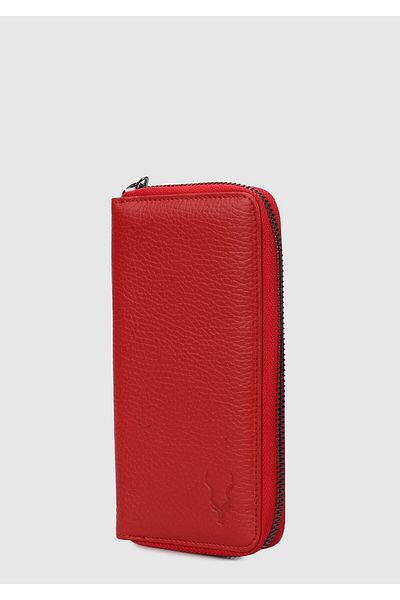 Carrera Carrera Car006 Red Genuine Leather Wallet