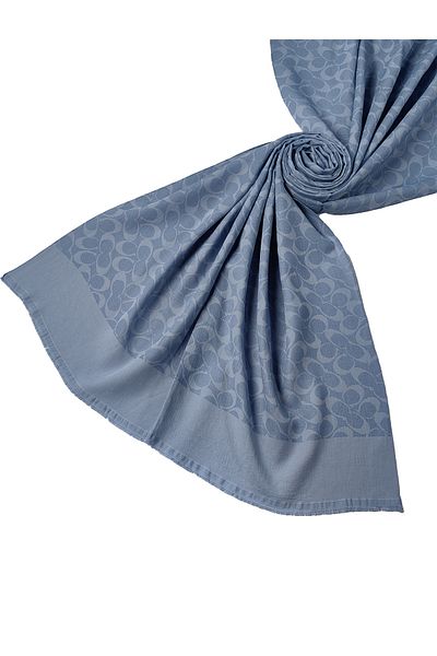 mim eşarp Işıl Mătase - Şal Bumbac Jacquard Model C 75x190 cm