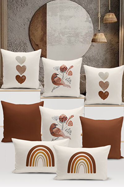 Bertille Home Flower Весняна серія Двосторонній цифровий друк 8-ми подушок-по...