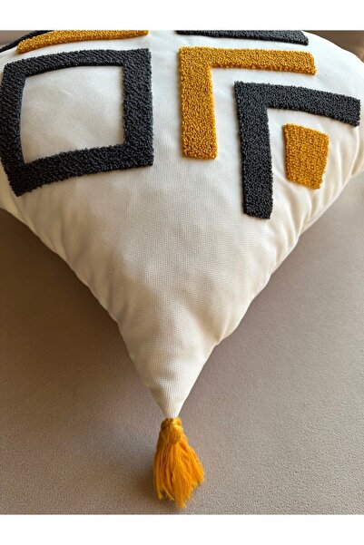 Reset Bmyhome Punch Nakışlı Kırlent Kılıfı