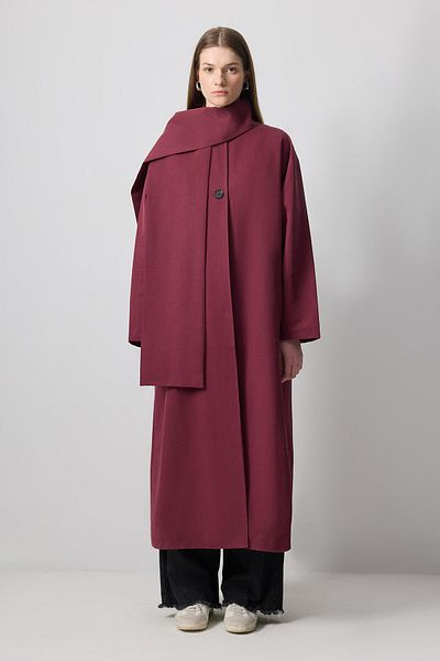 Touché Privé Trench Coat with Shawl Detail