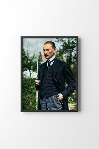 epiqart Ataturk Portrait - Black Frame