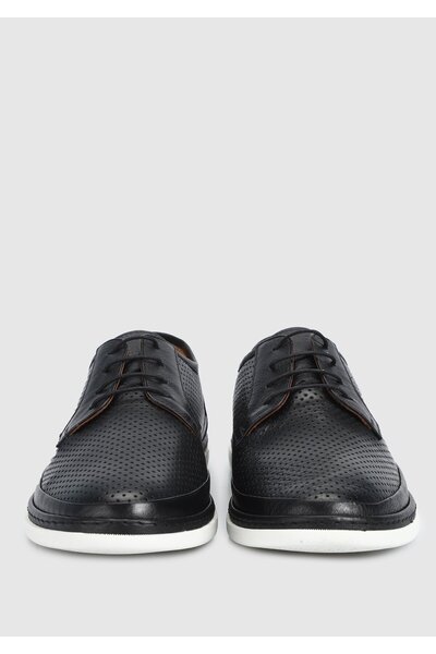 Eclipse Чоловічі чорні шкіряні туфлі