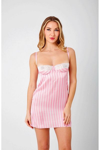 ARONA Νυχτικό Babydoll με μοτίβο στήθος