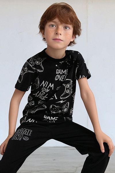 Soweto Printed 100% Cotton Boy's Pajama Set
