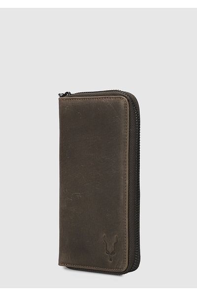 Carrera Car006 Модел Кафяв Портфейл от Естествена Кожа