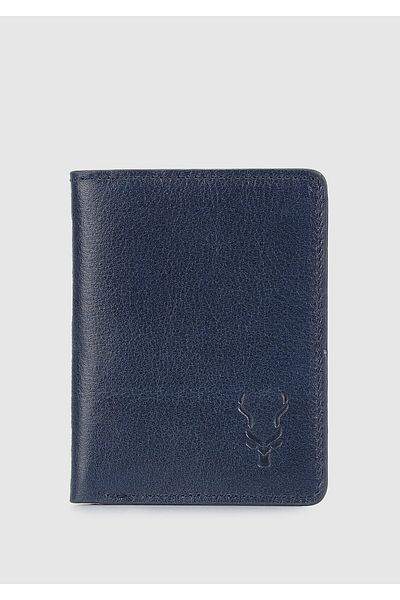 Carrera Carrera Car008 Navy Blue Genuine Leather Wallet
