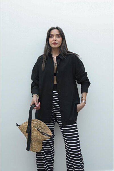 Havoş Λινό πουκάμισο Black Crews