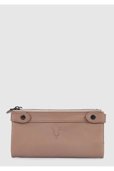 Carrera Carrera Car004 - Γκρι πορτοφόλι από γνήσιο δέρμα