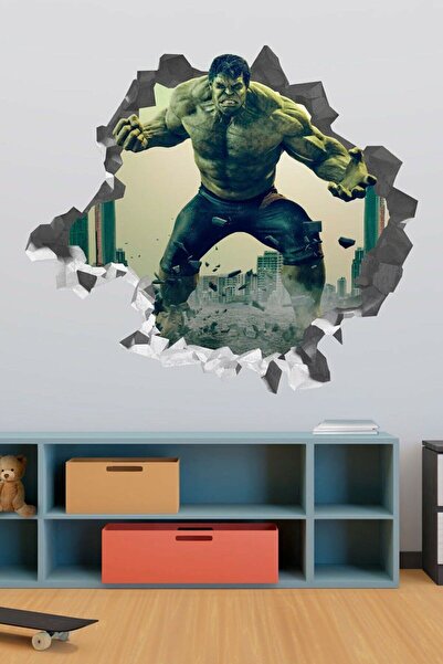 cosy home gift Hulk 3d Yeşil Dev Adam Duvar Sticker Duvar Sticker Pvc