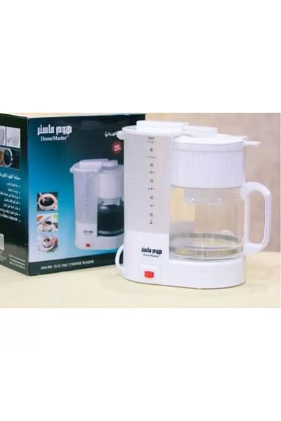 HOME MASTER Home Master American Coffee Maker - 10-12 Cups - 800 Watts - White - PHM-991