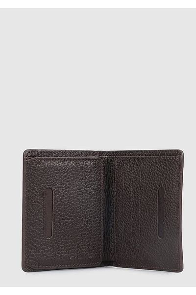 Carrera Модел Car0020 Кафяв портфейл от естествена кожа