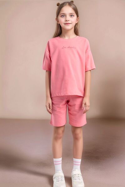 Soweto Короткі шорти з принтом, 100% бавовна, для дівчаток