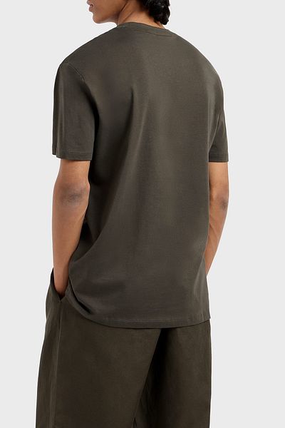 Armani Exchange Armani Exchage εμπριμέ 100% βαμβάκι κανονική εφαρμογή με λαιμόκοψη ανδρικό μπλουζάκι XM 000555   AF10358