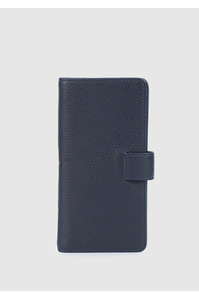 Carrera Carrera Car0015 - Navy Blue Genuine Leather Wallet