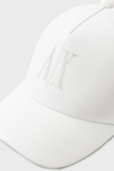 Armani Exchange Stoned Logo 100% Cotton Hat Hat Xw 000957   Af13846 U0002