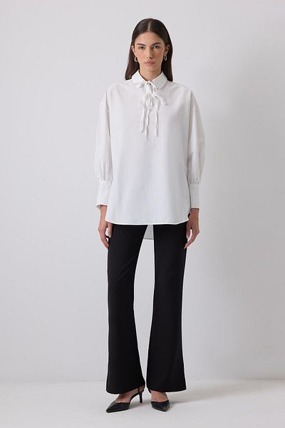 Touché Privé Tunic with Shirt Collar