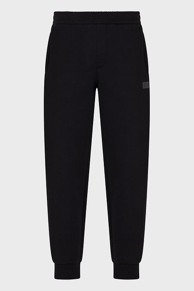 Armani Exchange Stretch βαμβακερό κανονική εφαρμογή κανονική μέση ριμπ παντελόνι Jogger Ανδρικό ΠΑΝΤΕΛΟΝΙ XM