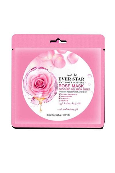 Everstar Ever Star Soothing & Hydrating Rose Mask - Single Piece 25g
