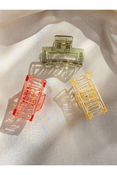Twinssis Accessories 3 Colors Transparent Model Midi Size Latch Buckle