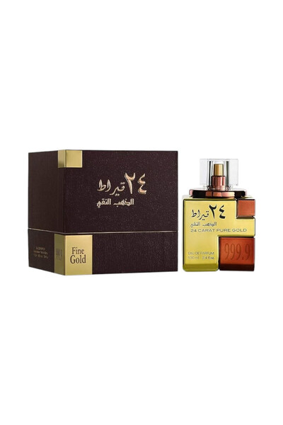 lattafa عطر 24 قيراط من الذهب الخالص 100 مل