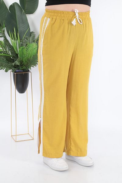 EXİTLİNE Women's Summer Tracksuit Bottom with Special Stripes on the Sides