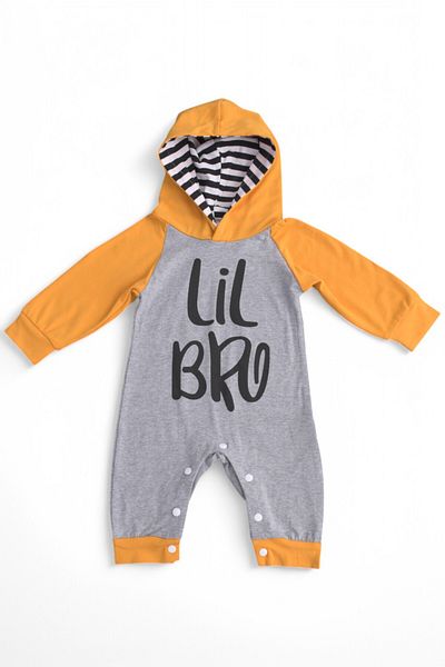Lilo Co Lil Bro Hooded Romper