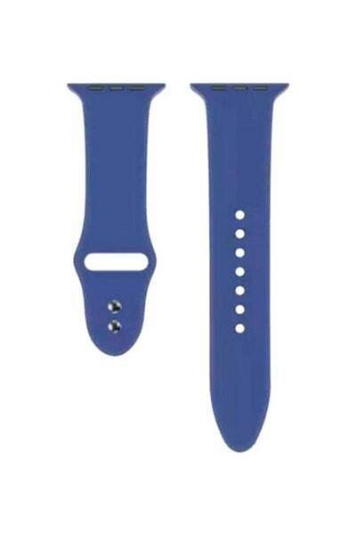 HALAMODO Replacement Silicone Band For Apple Watch 42mm Blue