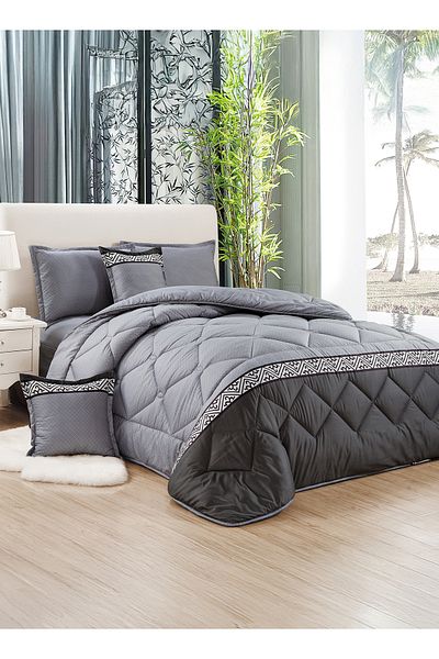Generic Comforter Set 4 Piece Single Size Elegant Bedspread Lightweight Comforter Duvet included