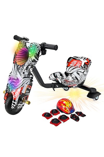 ROCKCAMEL Mini 36V High-Power 360 Children Electric Drifting Scooter-Adjustable
