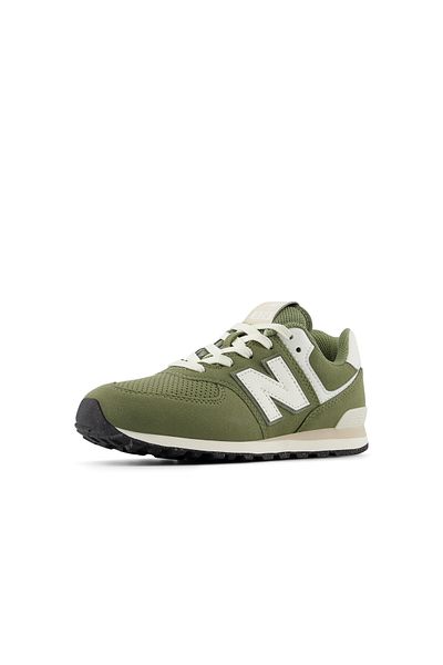 New Balance 574 Dark Olivine Shoe Model
