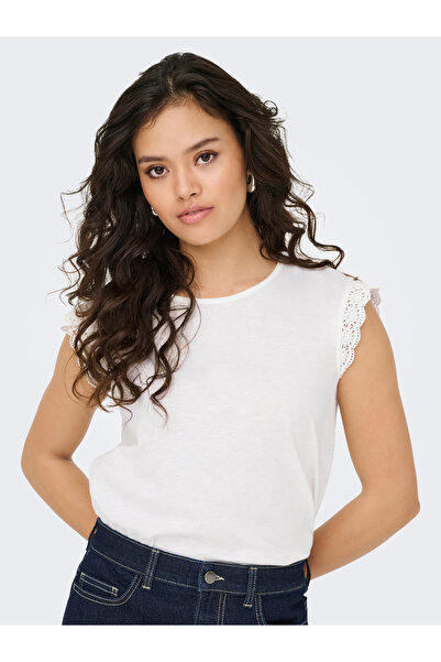 JDY Jdysalva Life S/L Crochet Top Jrs Noos