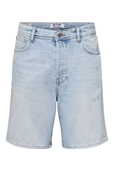 Only & Sons Denim Shorts ONSFADE Mid Rise Loose Fit Shorts