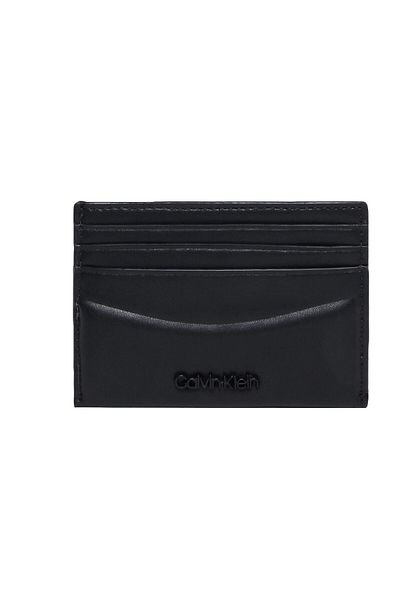 Calvin Klein Portofel negru pentru bărbați, din piele, pentru utilizare zilnică, cu logo-ul mărcii K50K 511691 -BEH