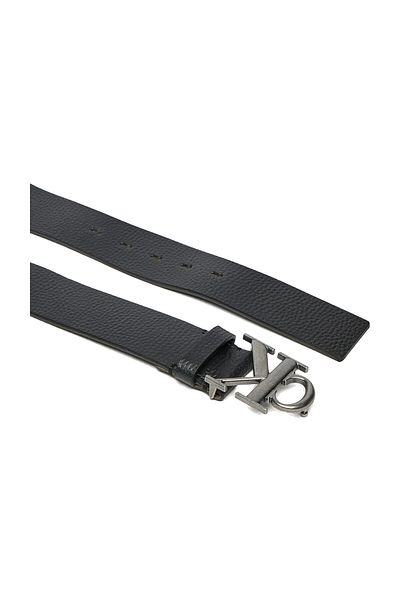 Calvin Klein Pásek s logem z pravé kůže K50K 512088 Beh Pánský pásek K50K 512088 Beh