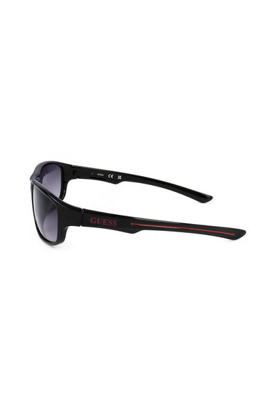 Guess Men GF0210 Rectangular Sunglasses, Black
