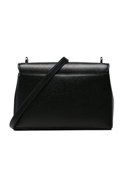 Dkny Czarna damska skórzana torba typu crossbody 25x16x8 cm R31E3W82BGD
