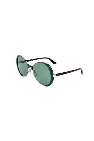 Marni Brand Me 648s 315 fém arany keret zöld organikus üveg 57 Ekartman napszemüveg