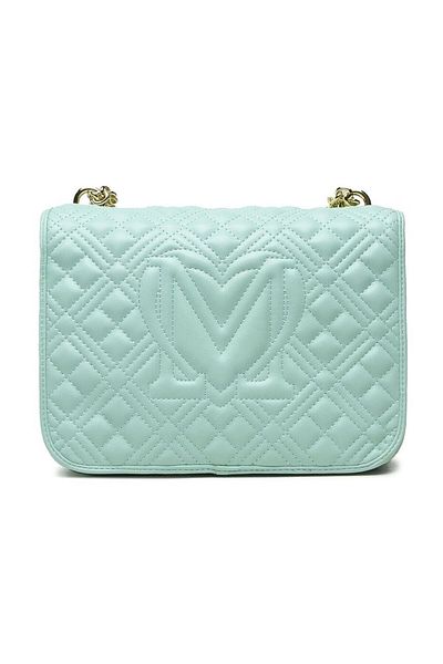 Love Moschino Geantă de umăr de zi cu verde apă pentru femei