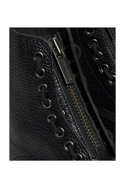 Dr. Martens Sinclair Schwarzes gewalktes Nappaleder
